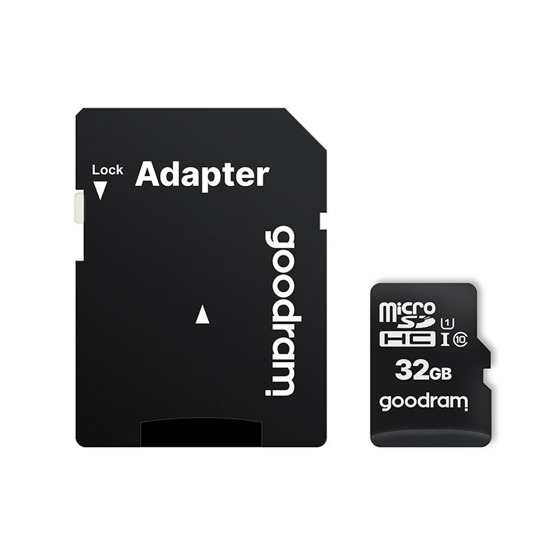 Mälukaart Micro SD Goodram 32 GB HC UHS-I Class 10 + SD Adapter