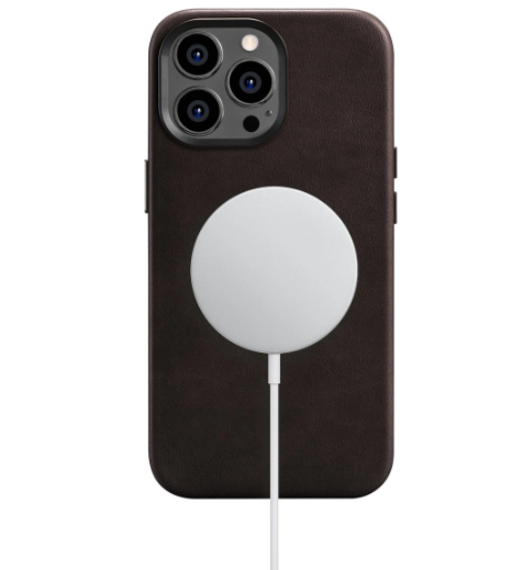 Ümbris iCarer Oil Wax Premium Leather iPhone 14 Pro Max MagSafe (pruun)