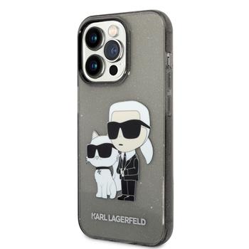 Ümbris Karl Lagerfeld KLHCP14LHNKCTGK iPhone 14 Pro (must / glitter)