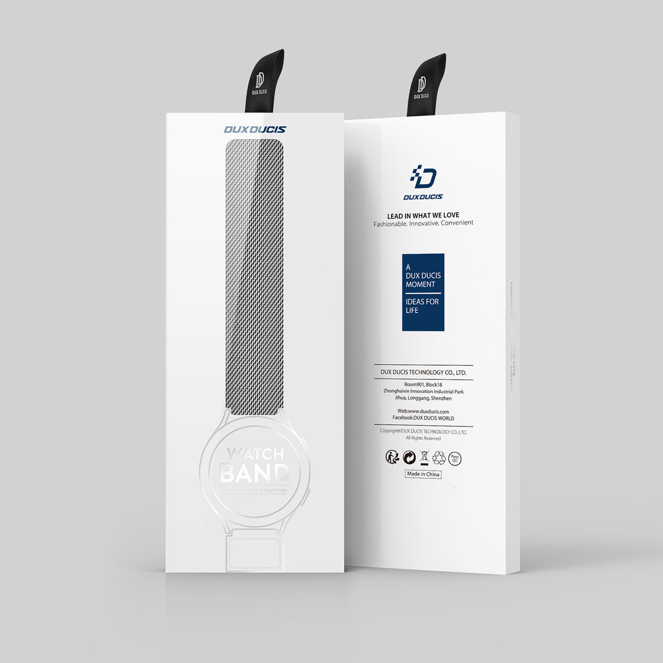 Kellarihm Dux Ducis Milanese Samsung / Huawei / Xiaomi 22mm (hõbedane)