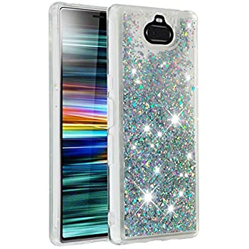 Silikoon Liquid Sparkle Sony Xperia 1/ Xperia XZ4 (hõbe)