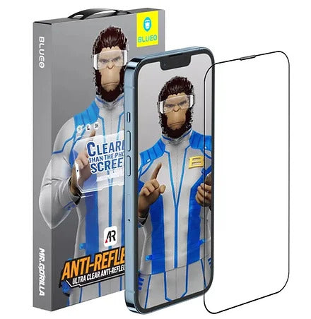 Kaitseklaas "Mr. Monkey Ultra Clear" Full Glue Iphone 13 /13 Pro /14 Anti-Reflective (must)