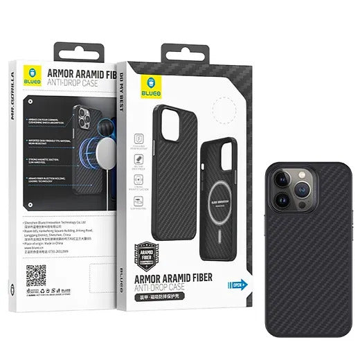 Ümbris Armor Aramid Fiber Magnetic Case Iphone 15 Pro (must)
