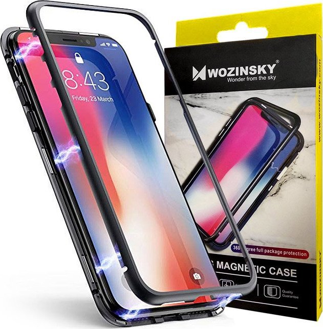 Strong Magnetic Ümbris Wozinsky Iphone XS Max (must raam)