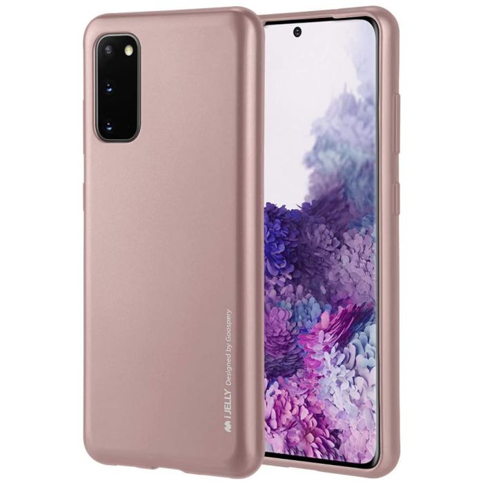 iJelly Ümbris Metal Samsung A415/ Galaxy A41 (roosa kuld)