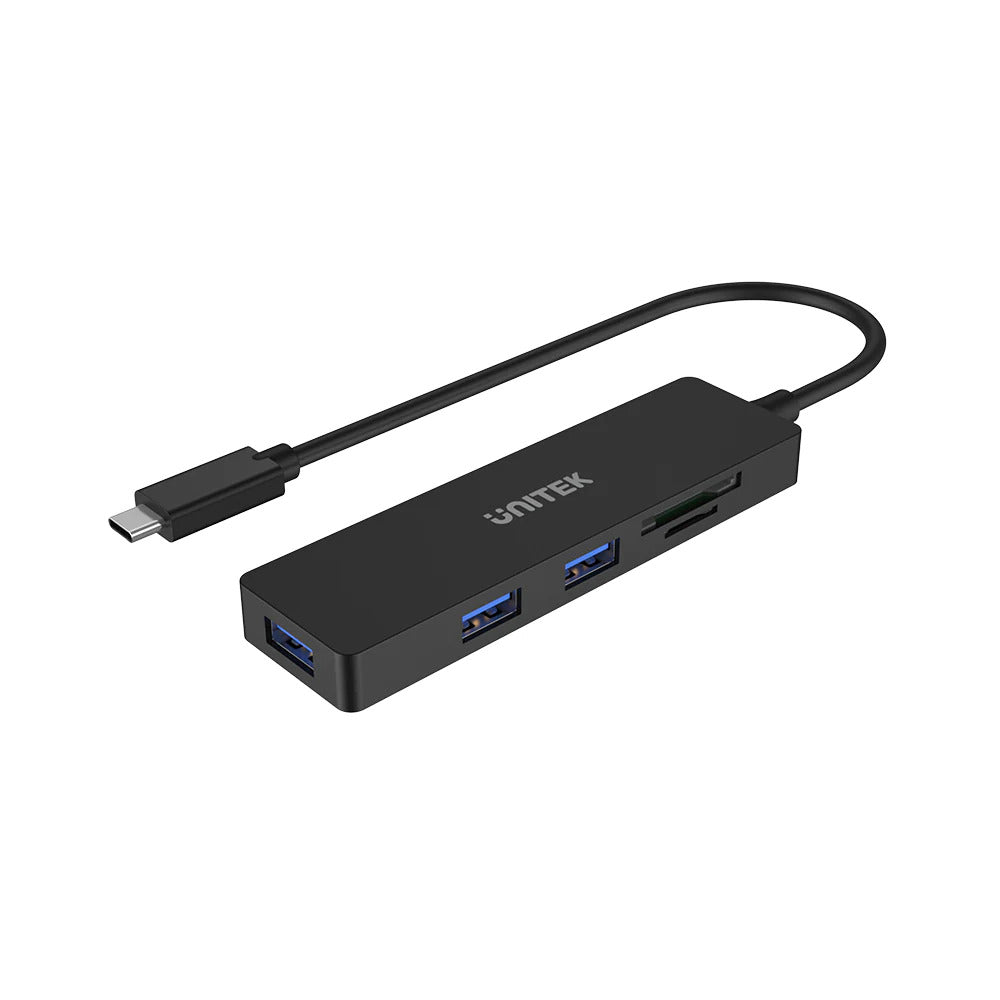 Unitek uHUB Q4+ x2USB + mälukaardilugeja