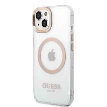 Guess MagSafe Ümbris GUHMP14MHTRMD Iphone 14 Plus / 15 Plus (kuldne)