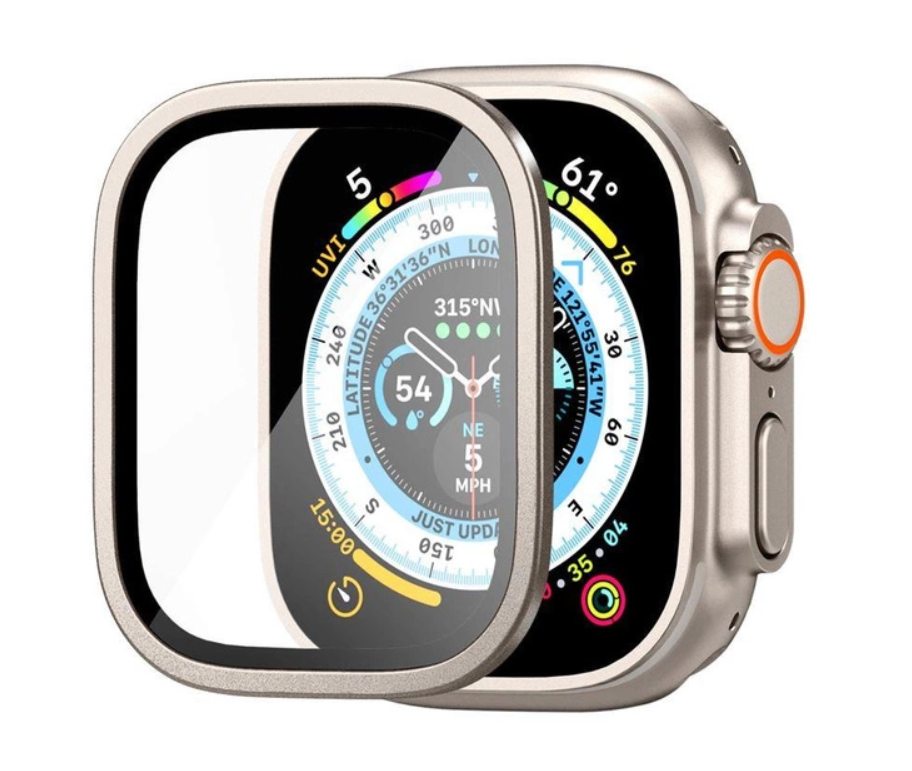 Kaitseklaas Spigen GLAS.TR Apple Watch Ultra (49mm/must)