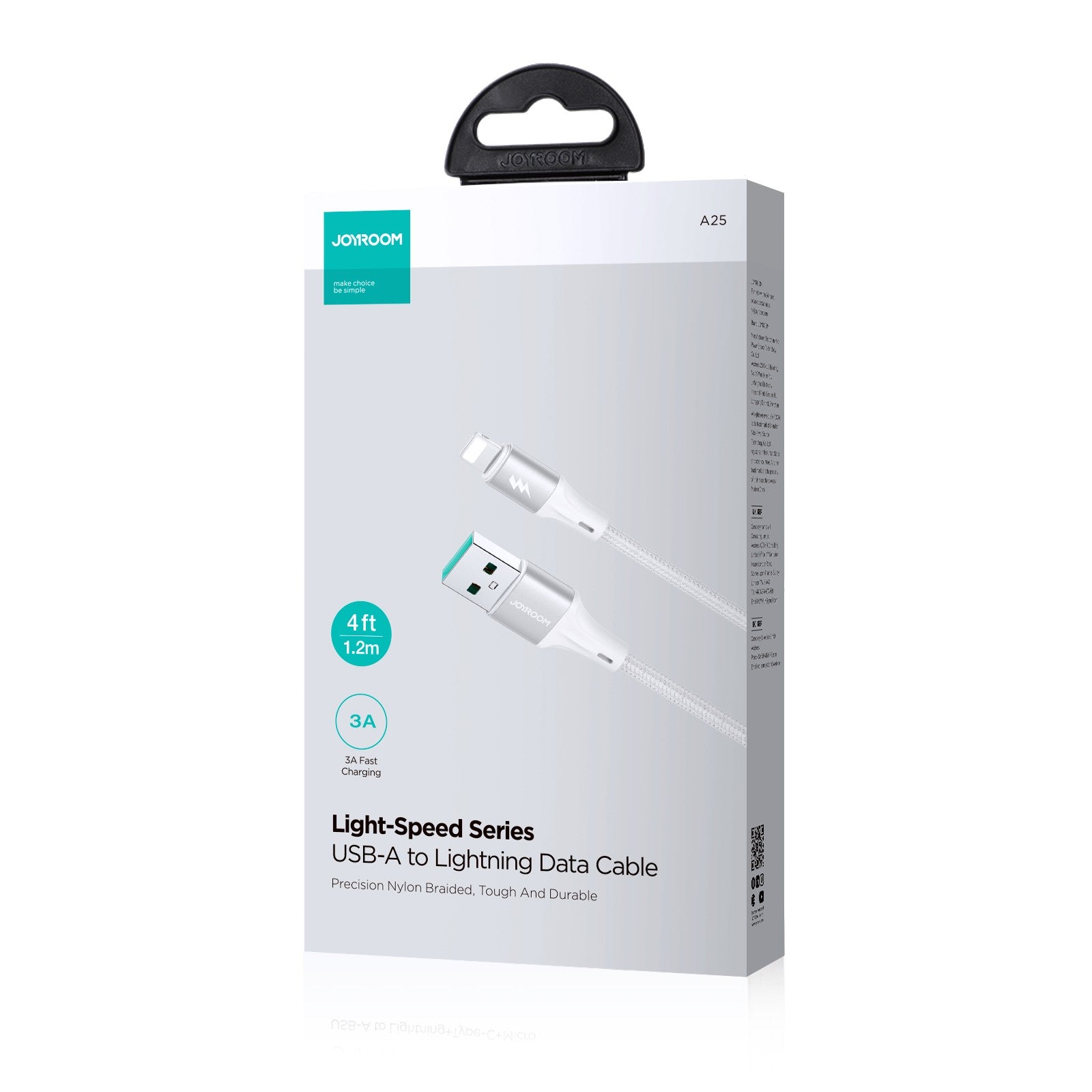 USB juhe Joyroom SA25-AL3 USB-A - Lightning (1.2m / valge)