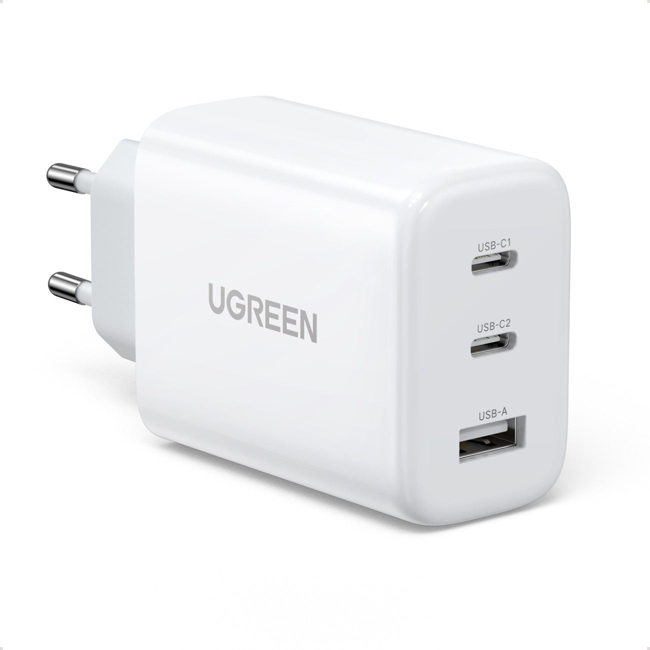 USB Adapter Ugreen CD275 2xUSB-C, 1xUSB-A, 65W (valge)
