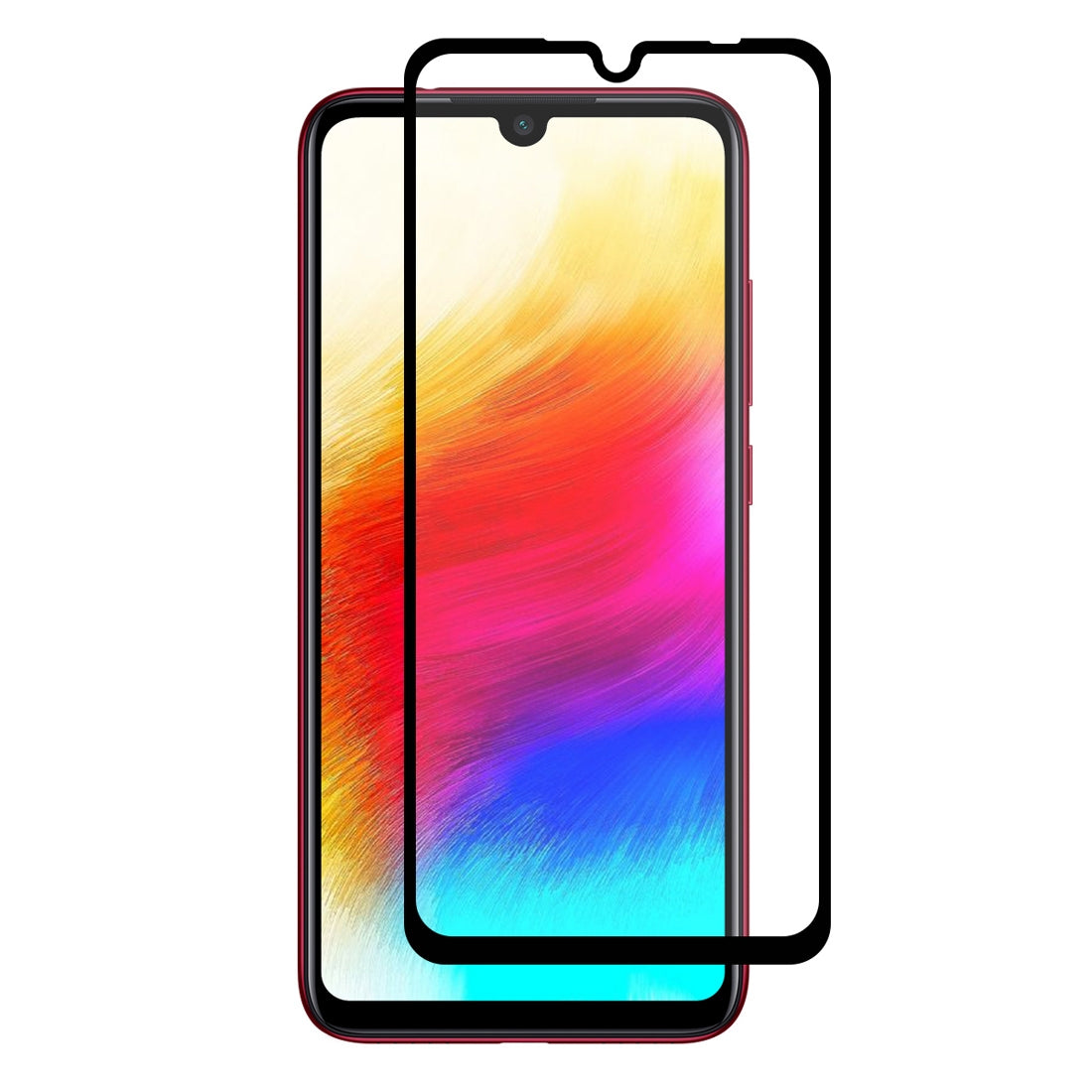 Kaitseklaas 2.5D Full Glue Xiaomi Redmi Note 7/ Note 7 Pro (must)