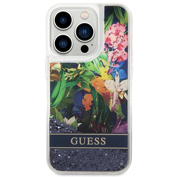 Guess Ümbris GUHCP14LLFLSB iPhone 14 Pro (sinine)