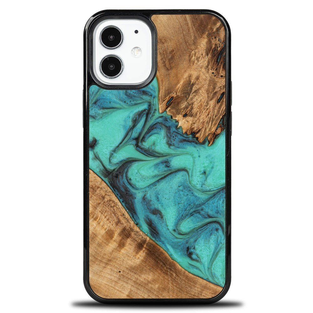 Ümbris Bewood Resin Case Turquoise iPhone 13