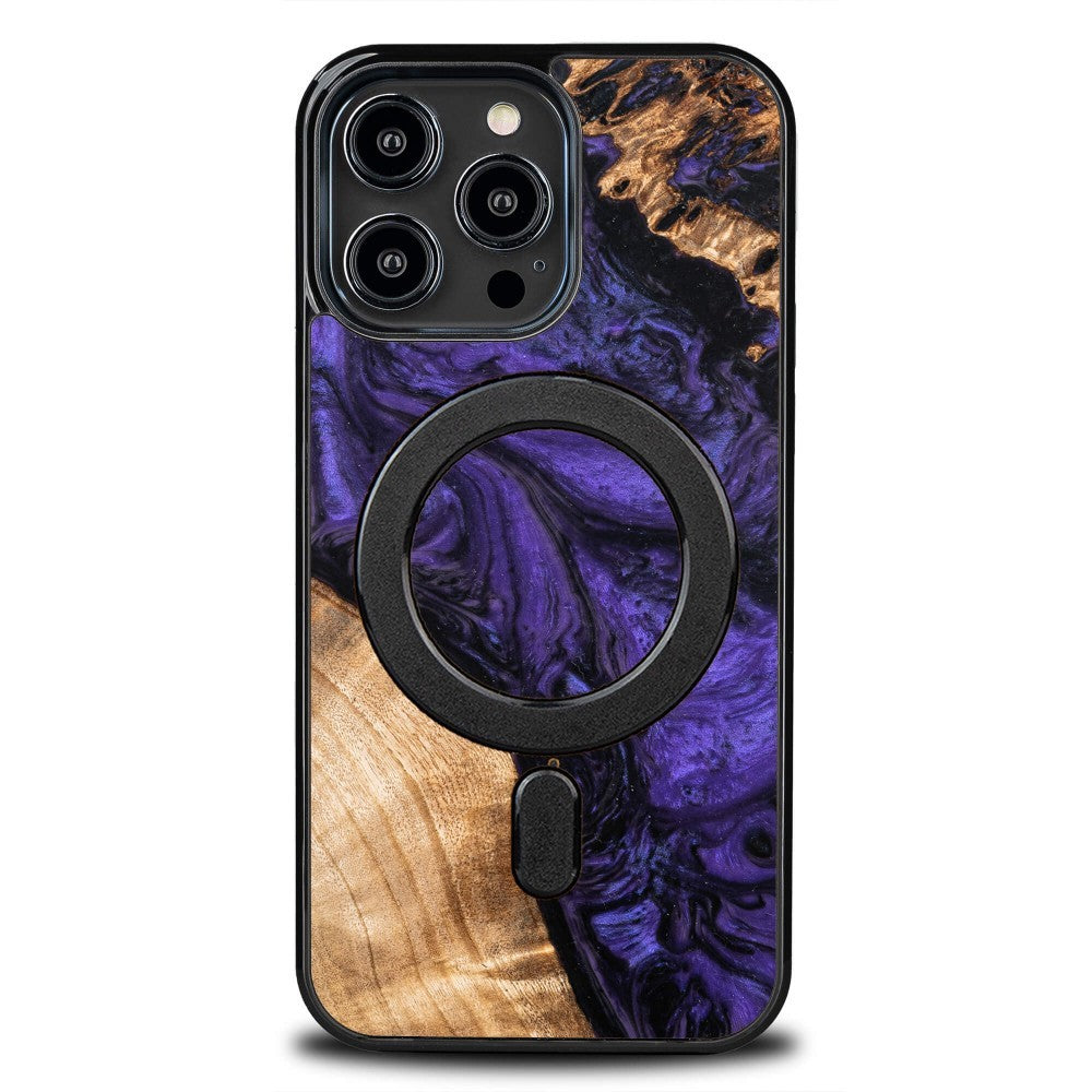 Ümbris Bewood Resin Case Violet iPhone 13 MagSafe