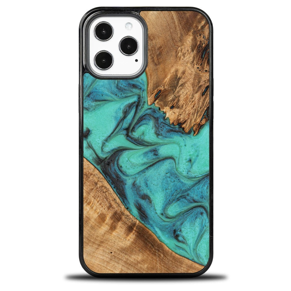 Ümbris Bewood Resin Case Turquoise iPhone 12 Pro Max