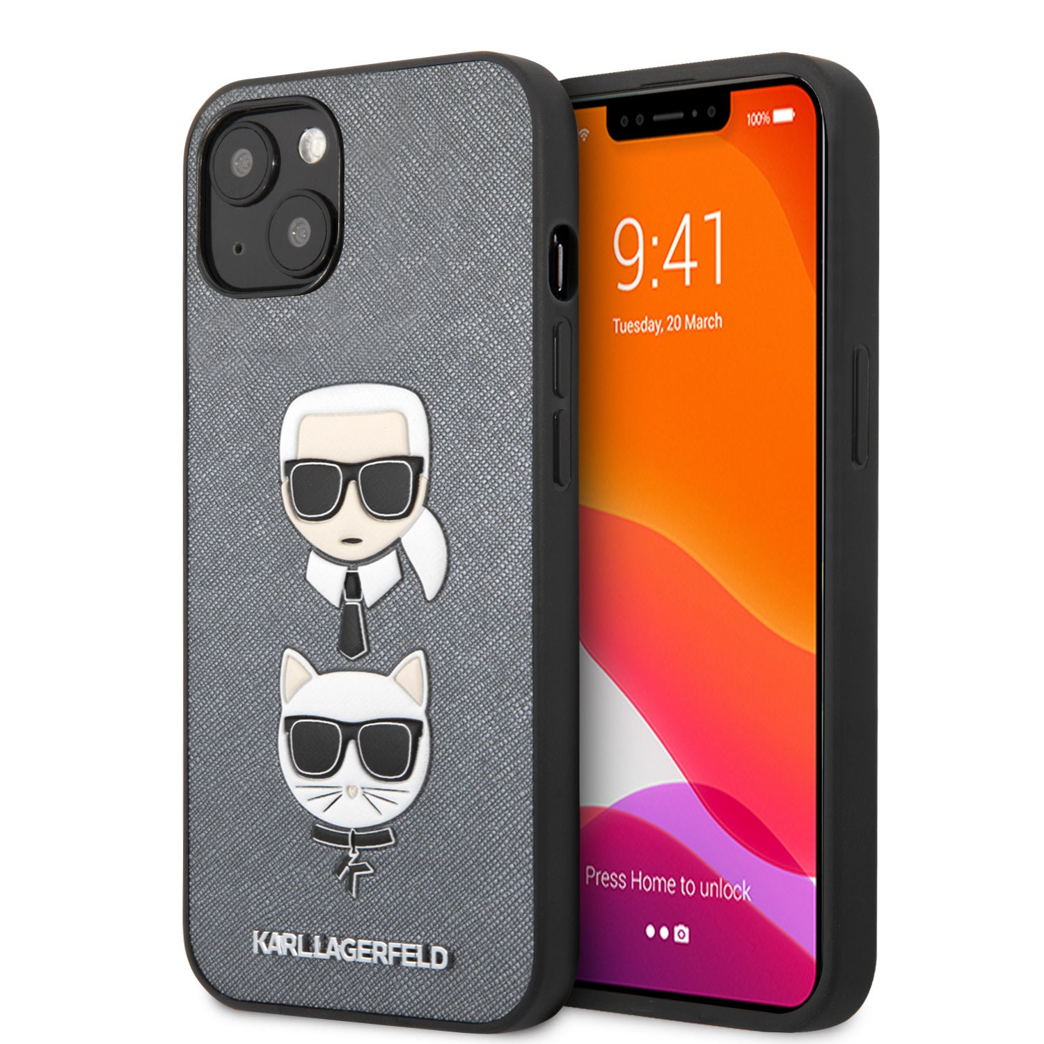 Ümbris Karl Lagerfeld KLHCP13SSAKICKCSL iPhone 13 Mini