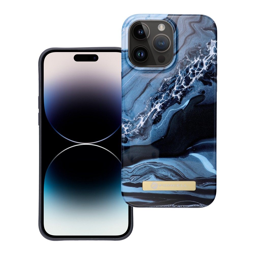 Soft Case FORCELL F-PROTECT MagSafe Iphone 15 pro (ocean marble)