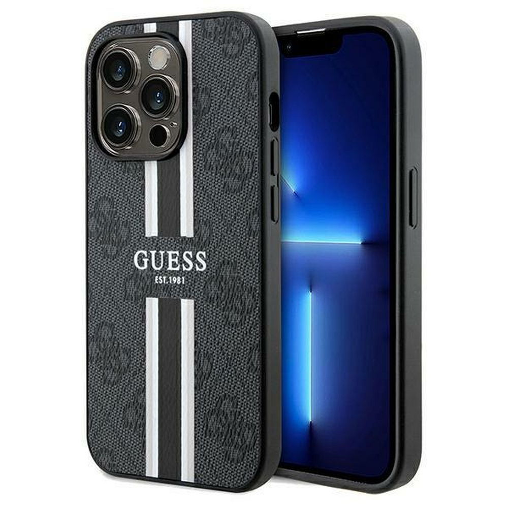 Ümbris GUESS GUHMP15LP4RPSK for iPhone 15 Pro ( Magsafe / must)