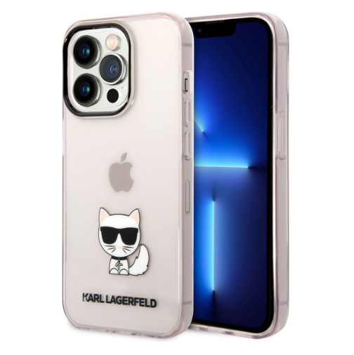 Karl Lagerfeld Ümbris KLHCP14LCTTRI Iphone 14 Pro (roosa)