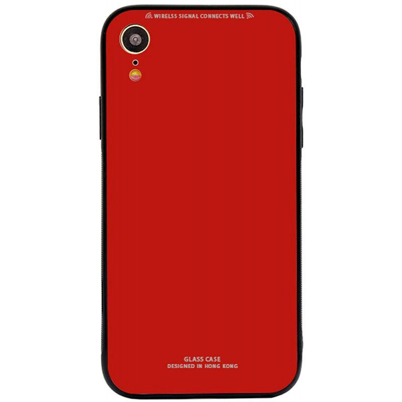 Glass Ümbris Iphone X/ Iphone XS (punane)