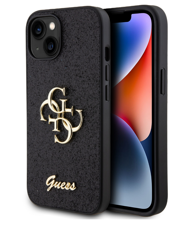 Guess Ümbris GUHCP15SHG4SGK iPhone 15 (must)