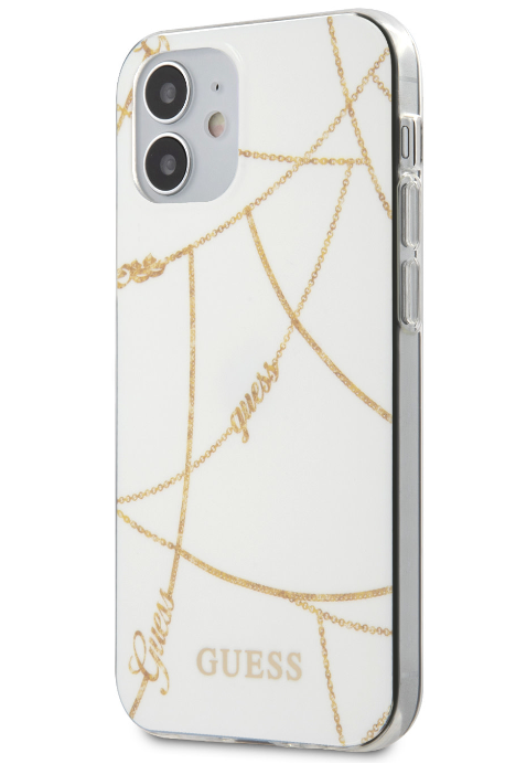 Guess Ümbris GUHCP12SPCUCHWH iPhone 12 Mini (valge)