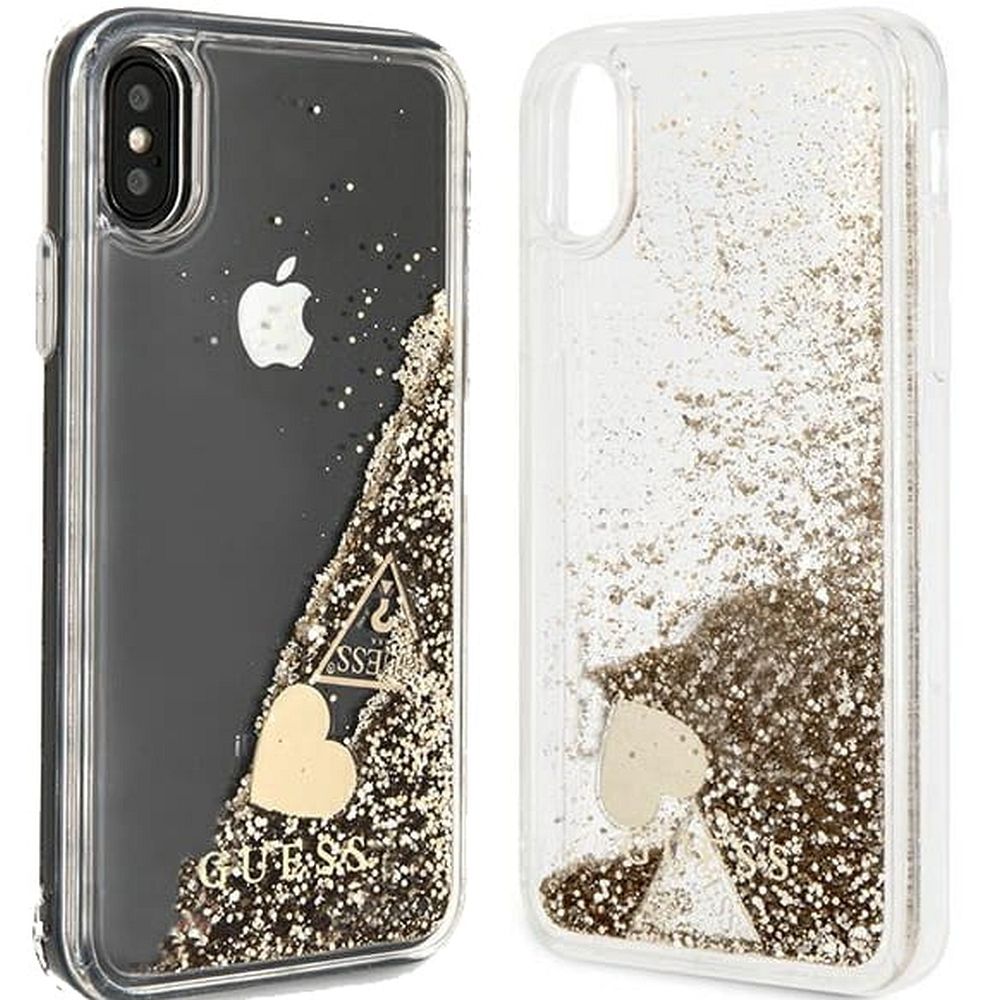 Guess Ümbris GUOHCPXGLHFLGO iPhone X / XS (kuldne)