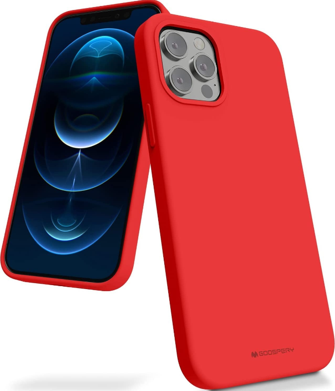 Mercury Silicone Case iPhone 16 Pro Max (punane)
