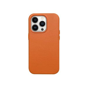 Ümbris Mag Leather Apple iPhone 14 Pro (orange)