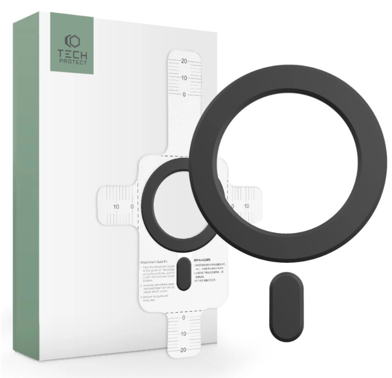 Tech-Protect Magnetic ring Universaalne MagSafe kleeps (must)