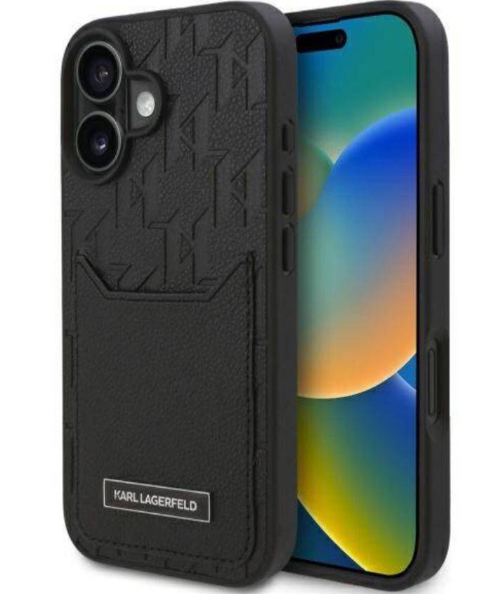 Karl Lagerfeld Ümbris KLHCP16SPGKHPRPK iPhone 16 (must)