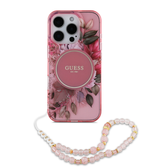 Guess ümbris GUHMP16LHFWBRCESP MagSafe iPhone 16 Pro