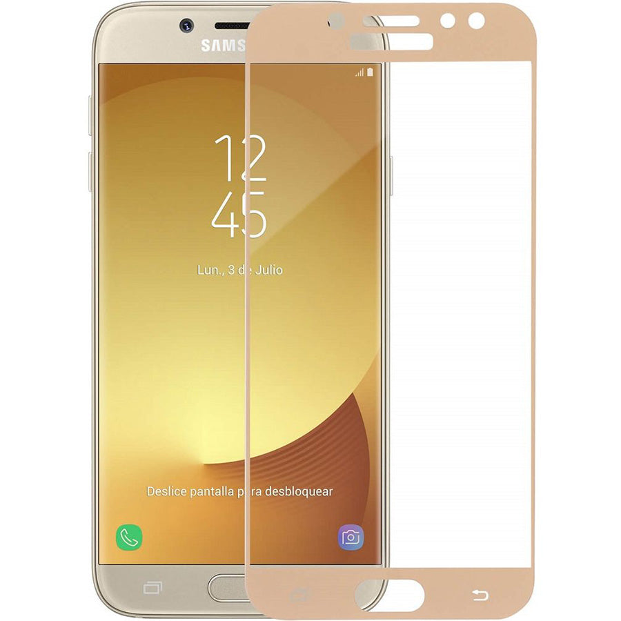 Kaitseklaas Mocolo Full Glue Samsung J730/ Galaxy J7 2017 (kuldne)