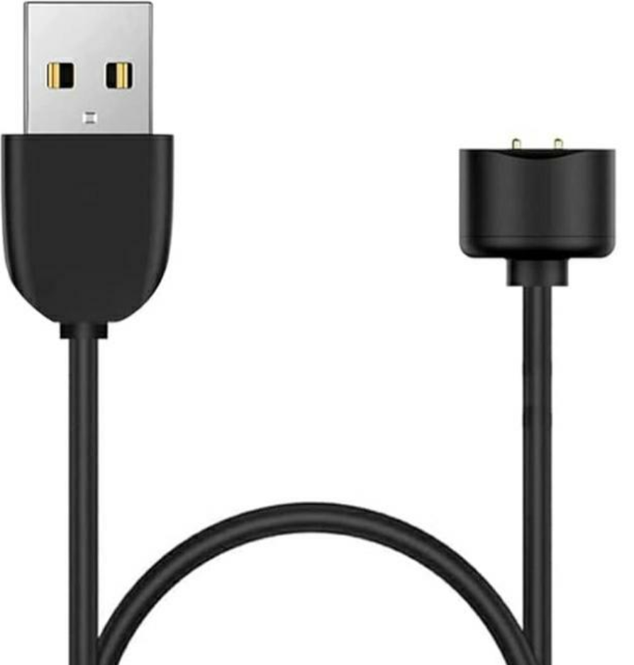 Laadija USB Xiaomi Band 5/ 6/ 7 (must)