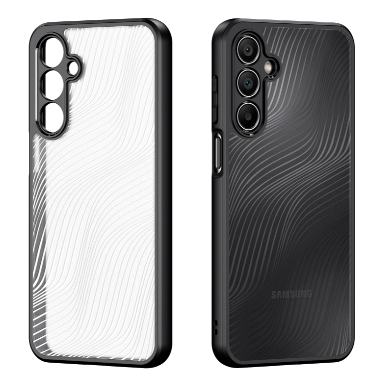 Ümbris Dux Ducis Aimo Samsung A165 A16 4G / A166 A16 5G (läbipaistev / must)