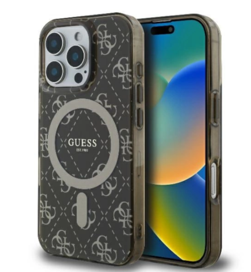 Guess Ümbris MagSafe GUHMP16XH4DTEW iPhone 16 Pro max (pruun)