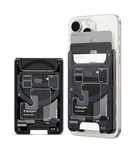 Spigen Ultra Hybrid MagSafe kaardihoidja (hall)