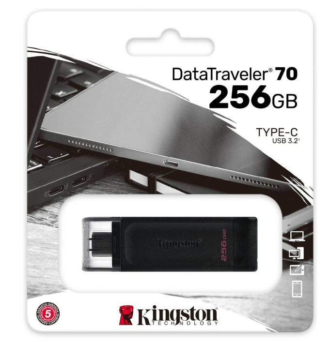 Mälupulk KINGSTON DT70 256GB Type-C 3.2