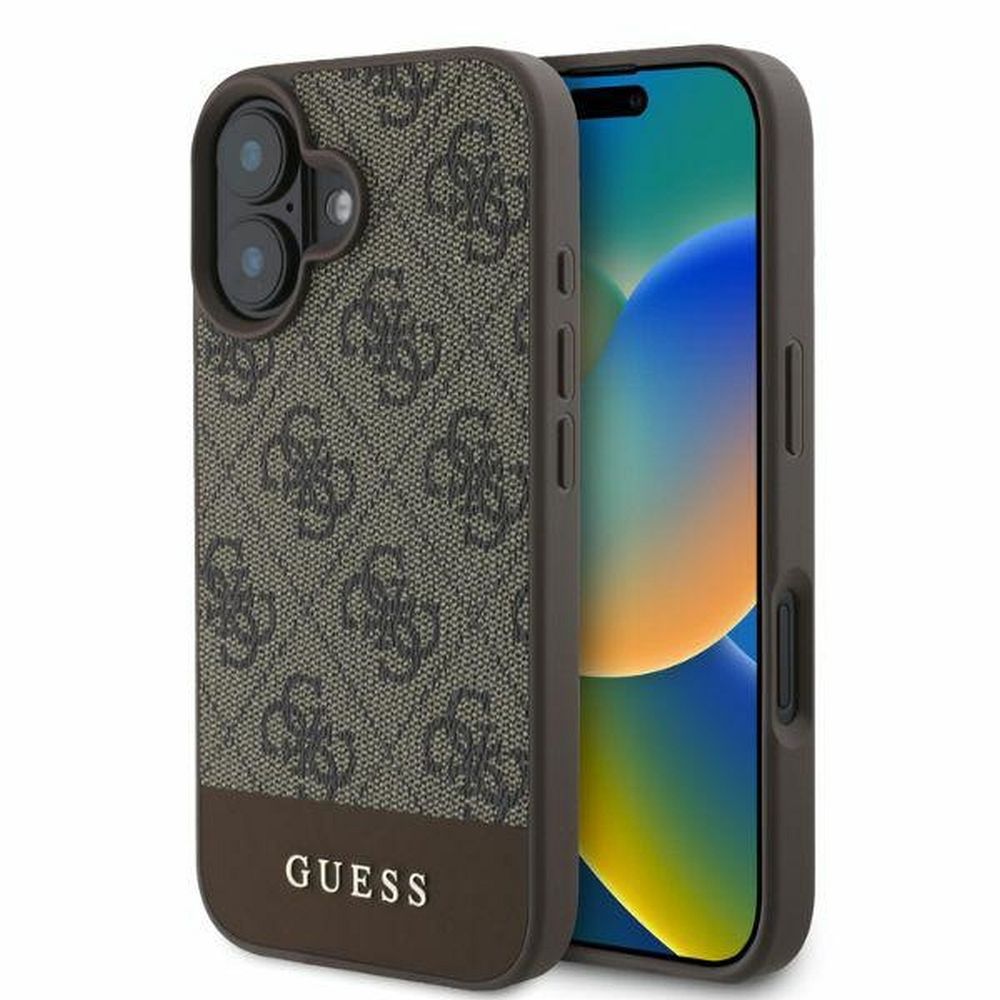 Ümbris Guess GUHCP16SG4GLBR iPhone 16 (pruun)
