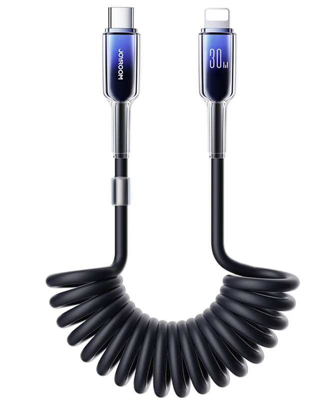 Juhe Joyroom S-A43 Crystal-Clear Type-C to Lightning 3A (1.5m / must)