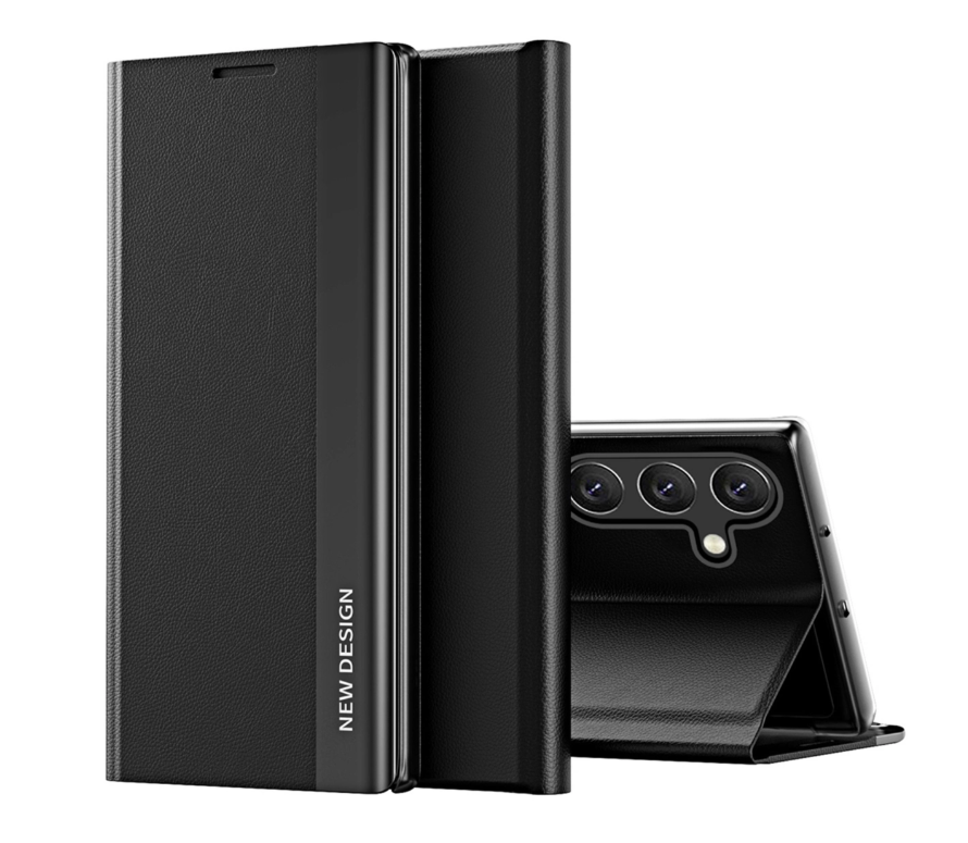 Ümbris kaanega Sleep Case Pro Samsung S25 (must)