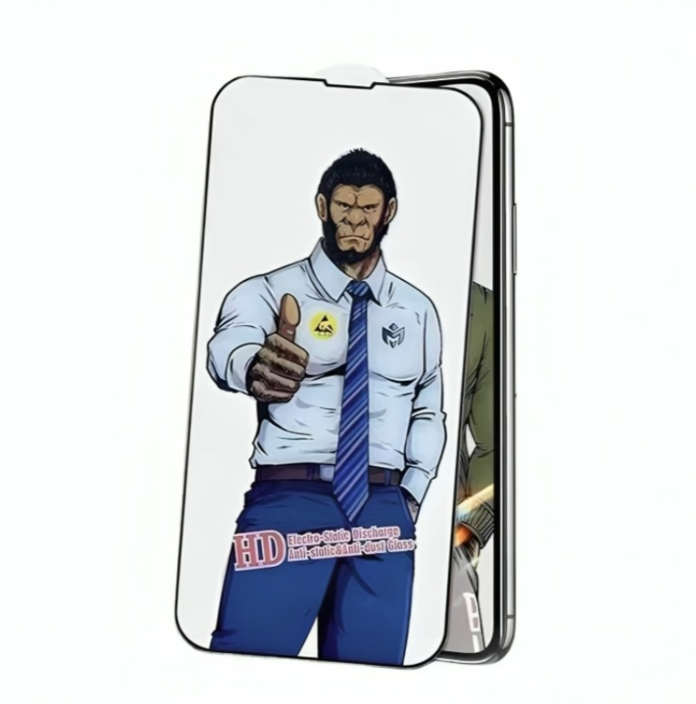 Kaitseklaas "Mr. Monkey Anti-Static" Full Glue Samsung S21 5G (must)