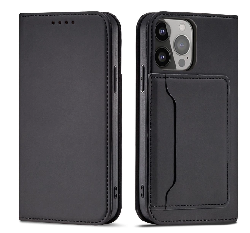 Ümbris kaanega Pouch Card Wallet Samsung S23 (must)