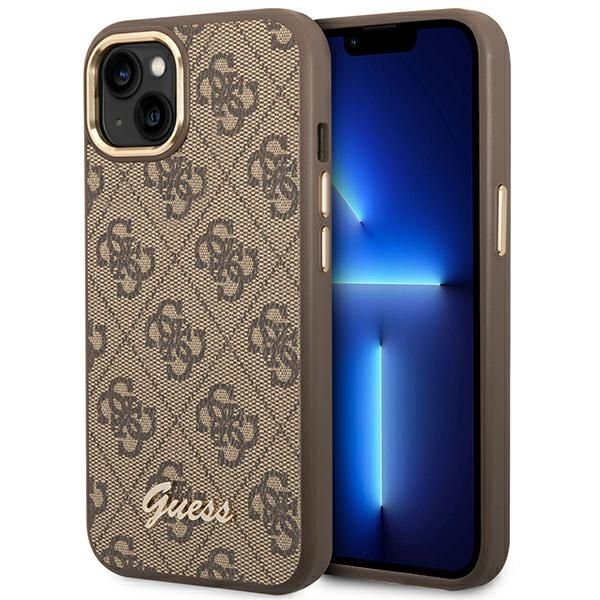 Ümbris Kaanega Guess GUHCP14SHG4SHW iPhone 14 / iPhone 13 (pruun)
