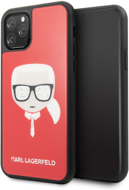 Karl Lagerfeld Ümbris KLHCN58DLHRE Iphone 11 Pro (punane/must)