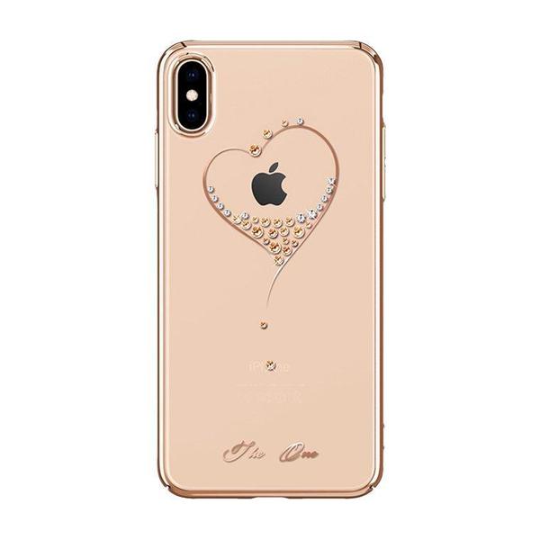 Kingxbar Wish Series Ümbris with original Swarovski crystals Iphone 11 (kuldne)