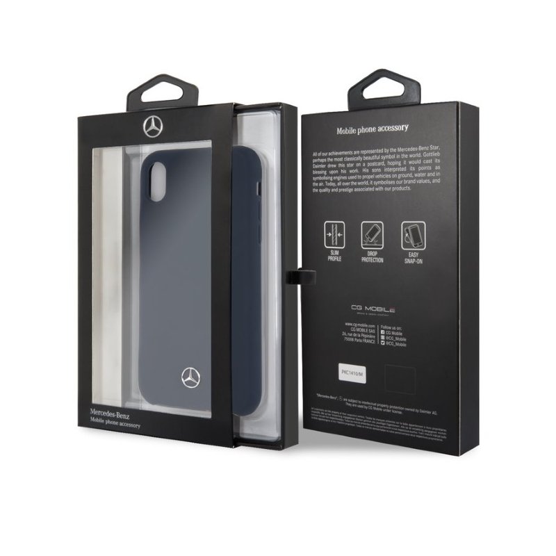 Mercedes Ümbris MEHCI61SILNA Iphone XR (tumesinine)