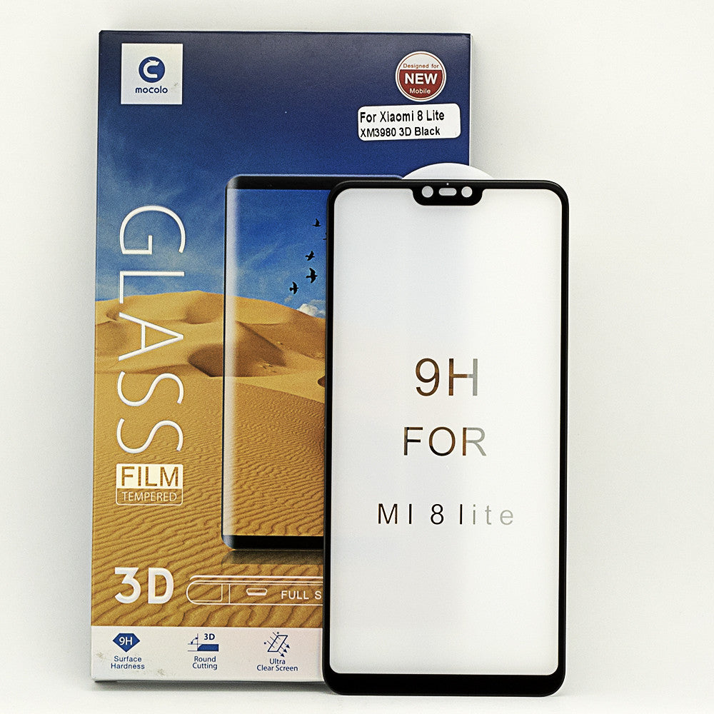 Kaitseklaas Mocolo Full Glue Xiaomi Mi 8 lite (must)