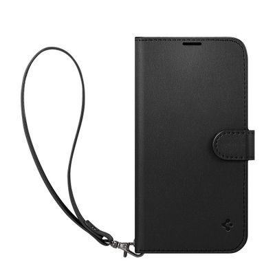 Ümbris kaanega SPIGEN Wallet S book for Iphone 14 (must)