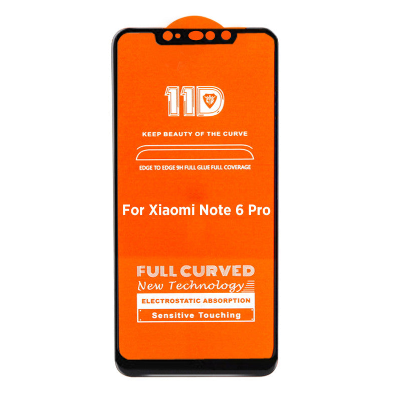 Kaitseklaas 11D Full Glue Xiaomi Redmi Note 6 pro (must)